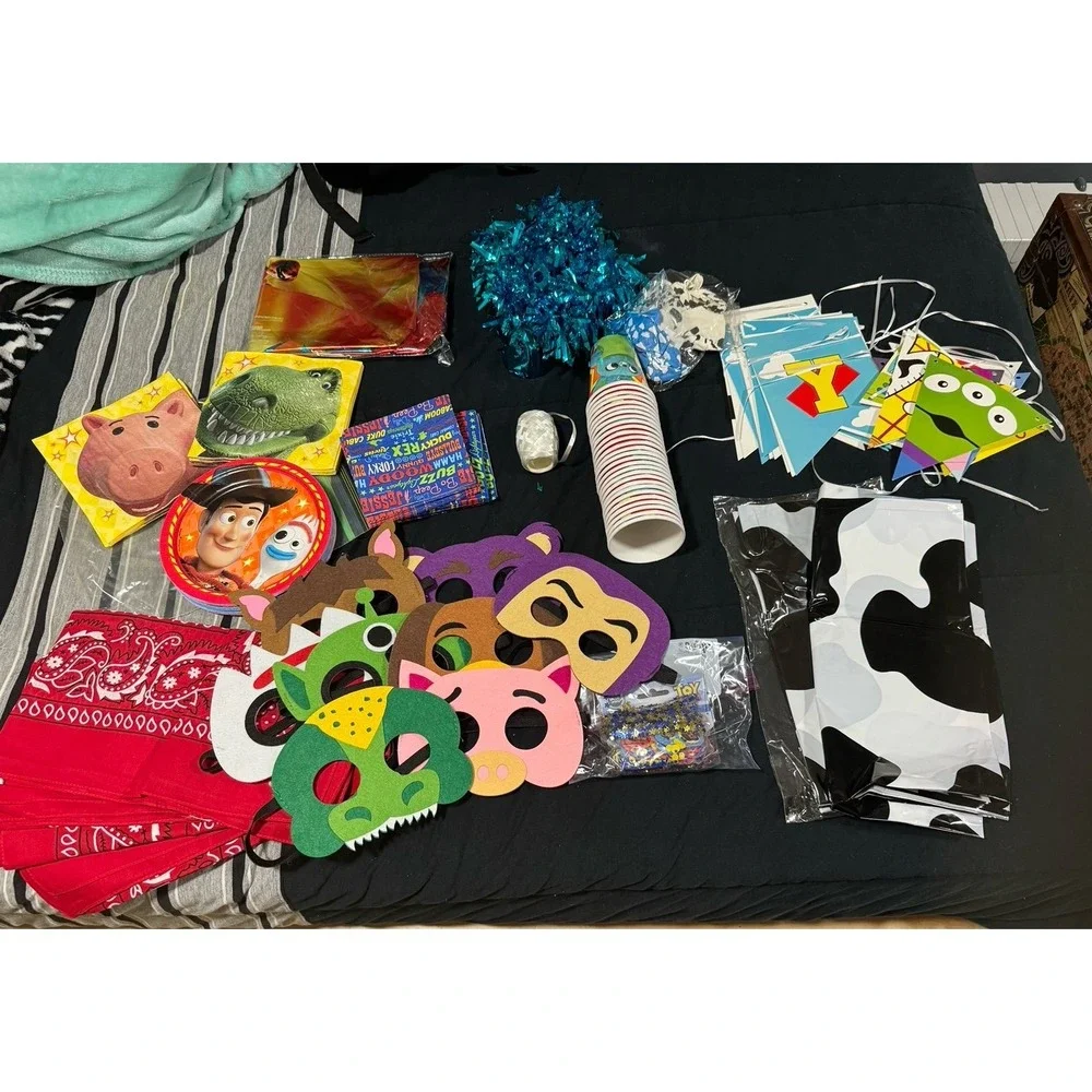 Toy Story Party Decorations and Woody Costume
